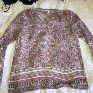 Pink + Gray Long Sleeve